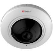Камера HiWatch DS-T501 с объективом «рыбий глаз», аудио и ИК-подсветкой EXIR