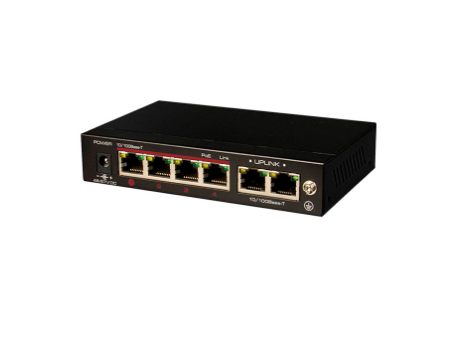 4-портовый коммутатор Ethernet с поддержкой PoE LTV NSF-0604 60